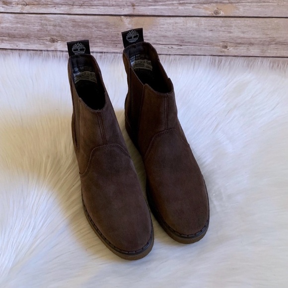 Timberland Bluebell Lane Suede Chelsea Wedge Boots - Picture 5 of 8